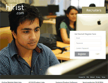 Tablet Screenshot of hirist.com